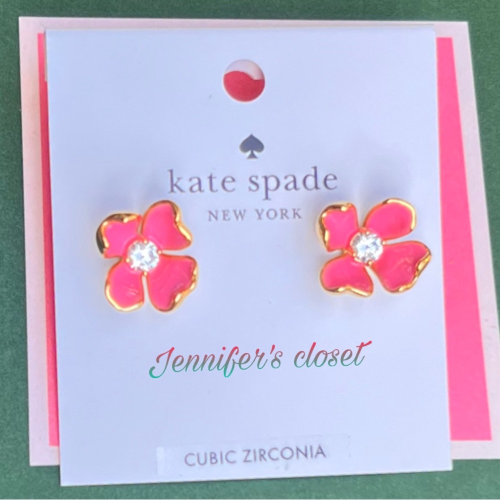 NWT KATE SPADE  Flower Stud Earrings
